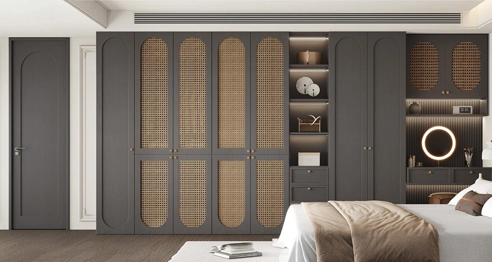 Wardrobe wood door sample Wardrobe wood door sample