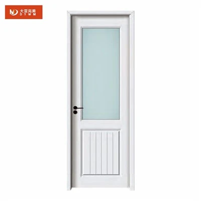 Halv PVC og halv glassdør